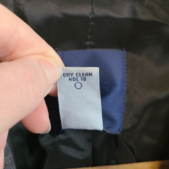 J Crew Super 120s Pinstripe Wool Blazer Womens 0 Jacket Office Siren Corpcore - Picture 5 of 10